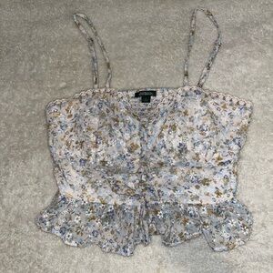 Floral Crop Top